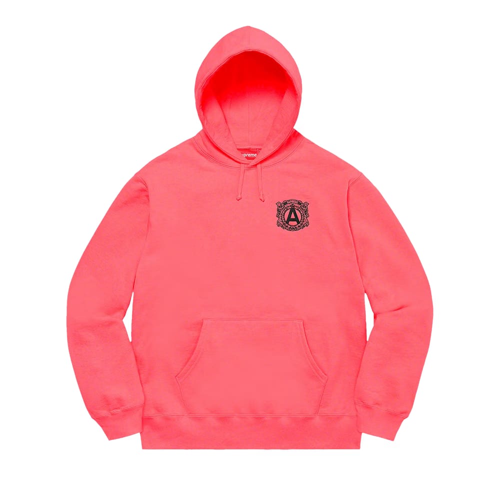 Supreme Anti Hoodie Bright Coral