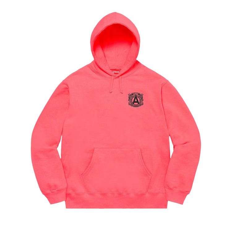 Supreme Anti Hoodie Bright Coral