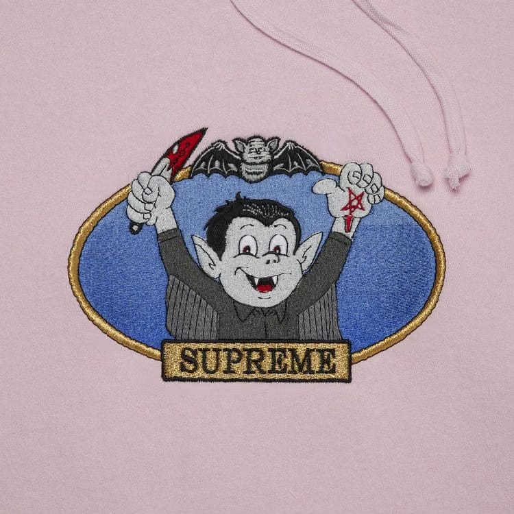 Supreme Vampire Boy Hoodie Light Pink
