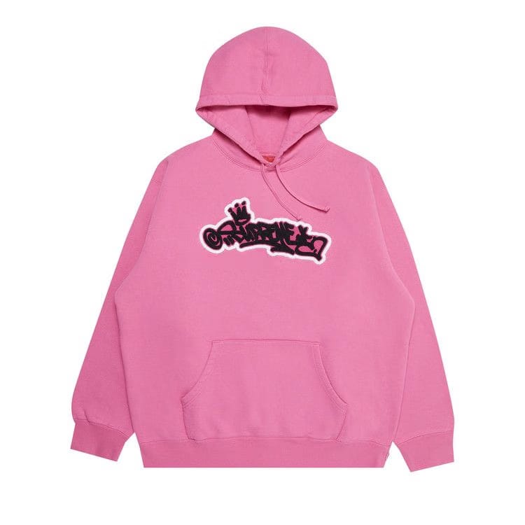 Supreme Handstyle Hoodie Magenta