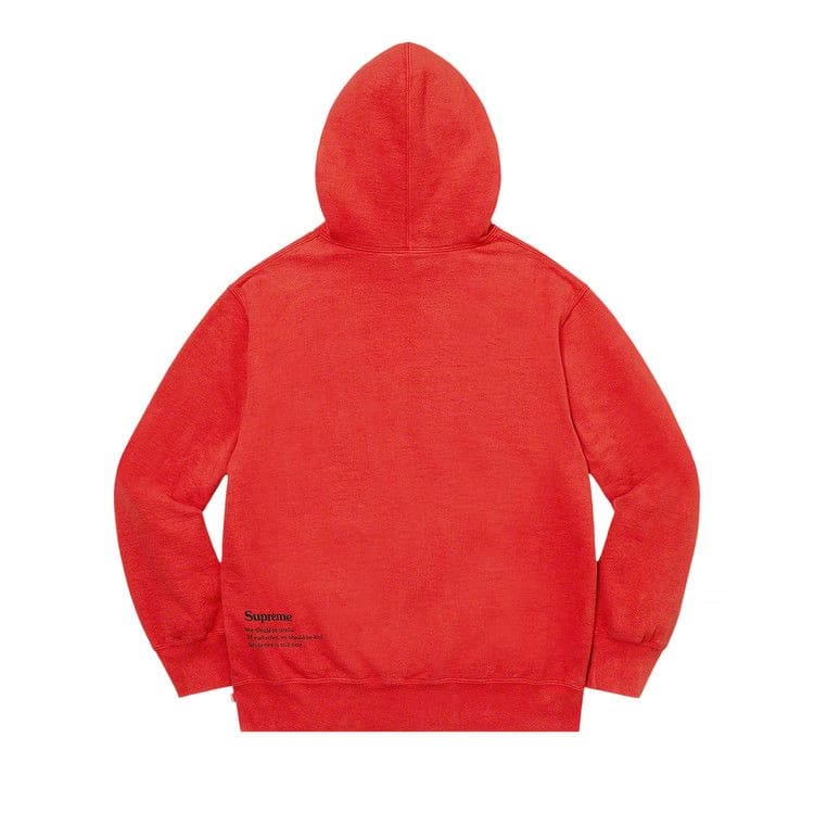 Supreme Collage Grid Hoodie Red