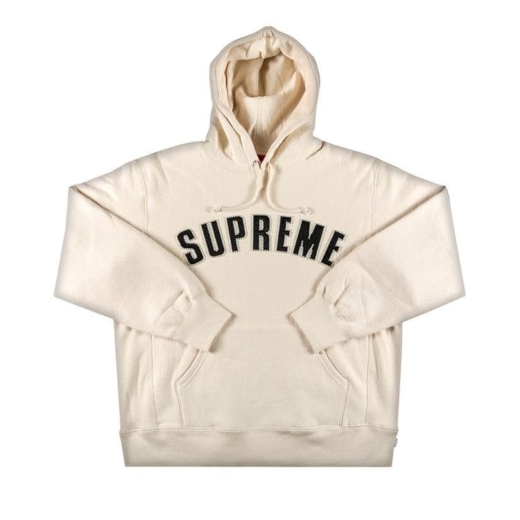 Supreme Pearl Logo Hoodie Natural