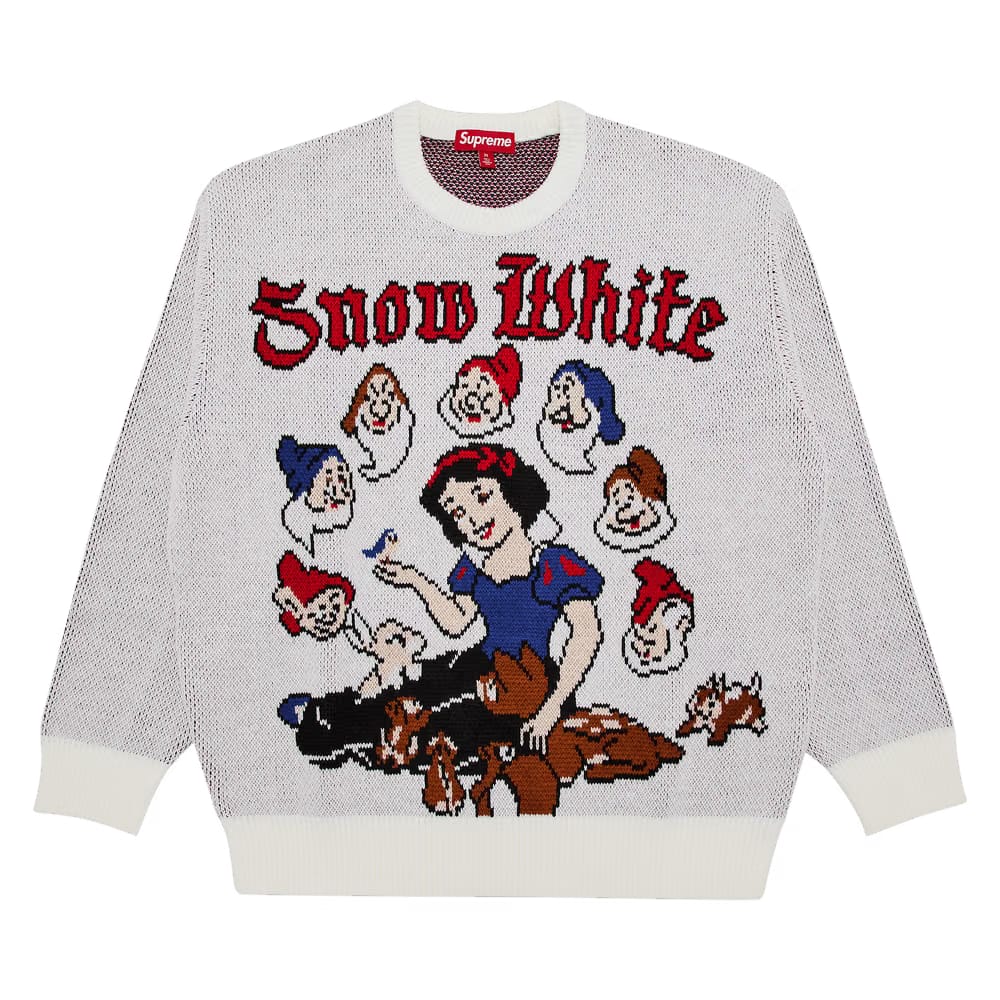 Supreme Snow White Sweater White
