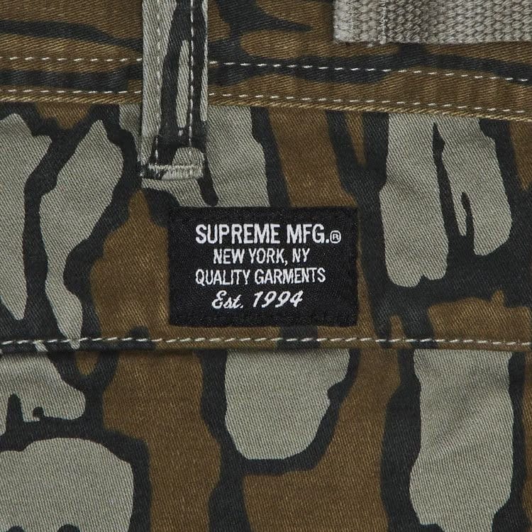 Supreme Cargo Shorts Mossy Oak Trebark Camo
