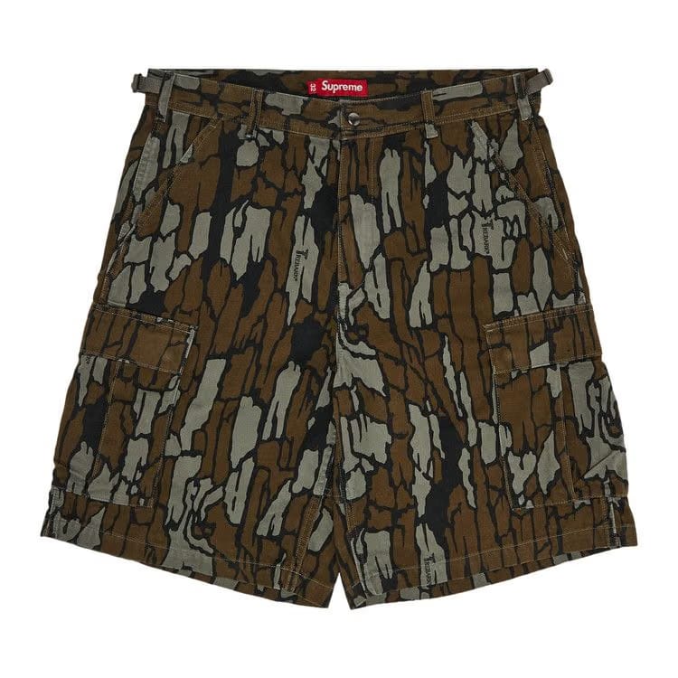 Supreme Cargo Shorts Mossy Oak Trebark Camo