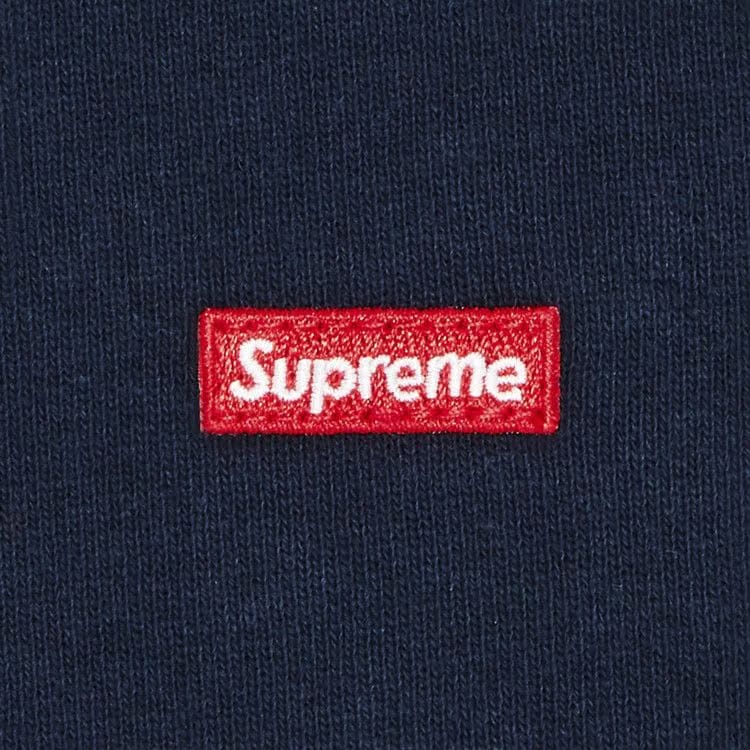 Supreme Small Box Hoodie Navy