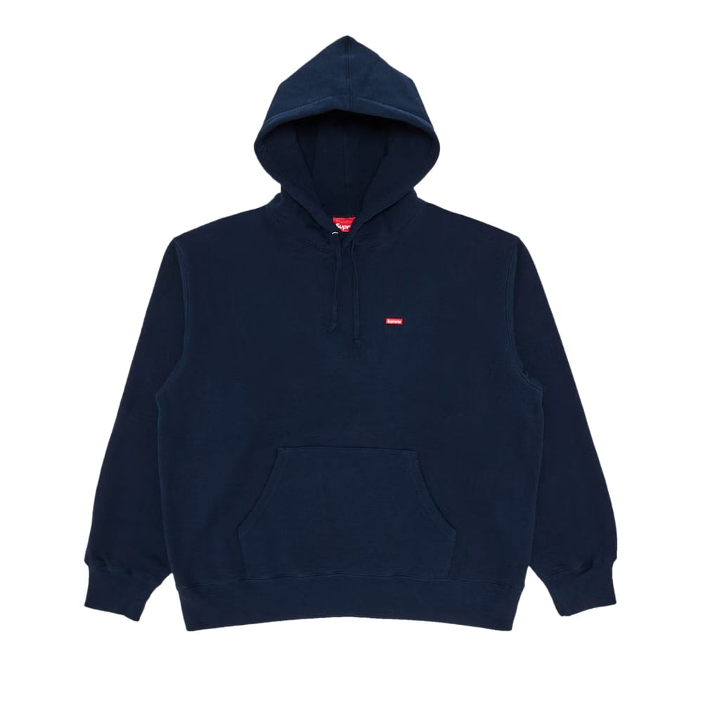 Supreme Small Box Hoodie Navy