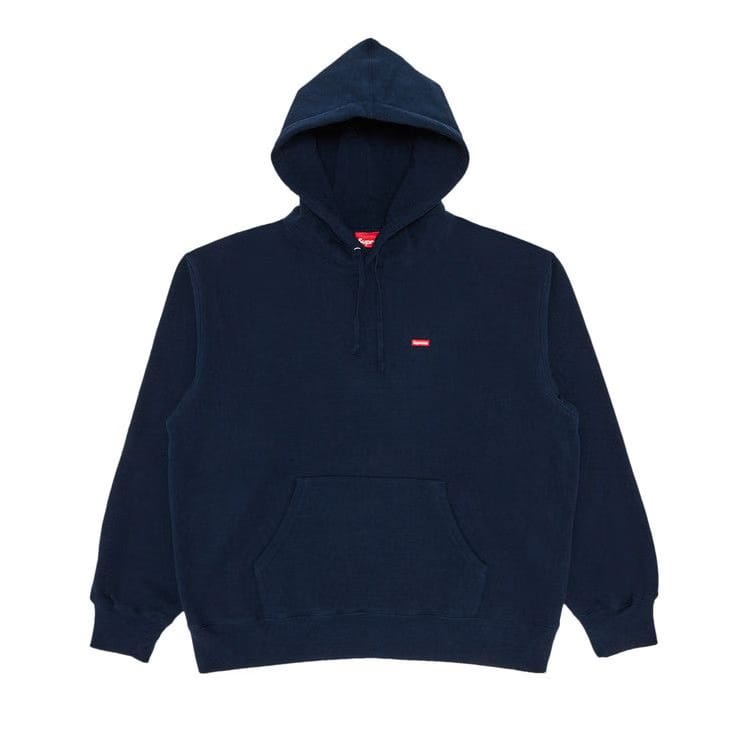 Supreme Small Box Hoodie Navy