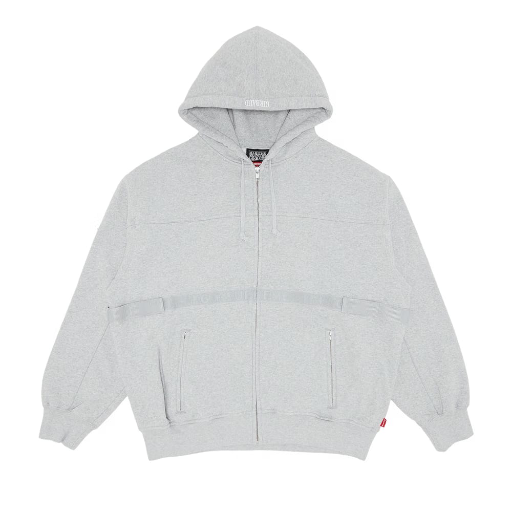 Supreme x Martithé + François Girbaud Zip Up Hoodie Heather Grey