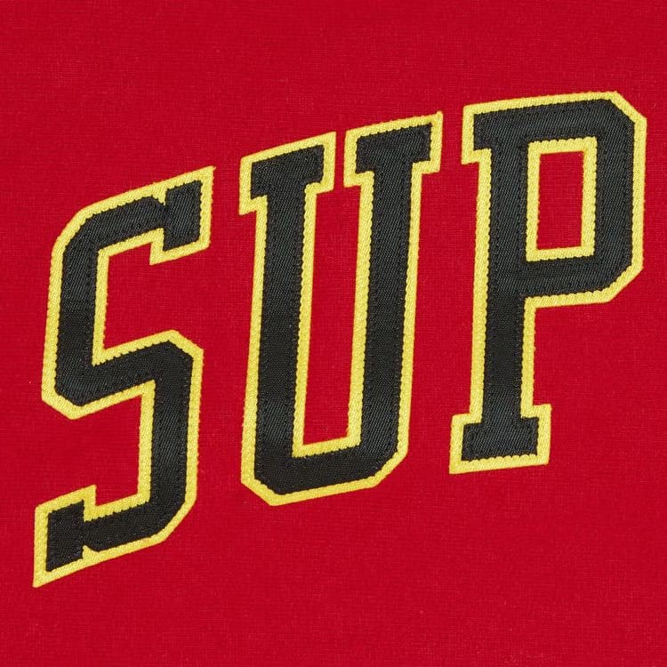 Supreme Sleeve Arc Hoodie Red