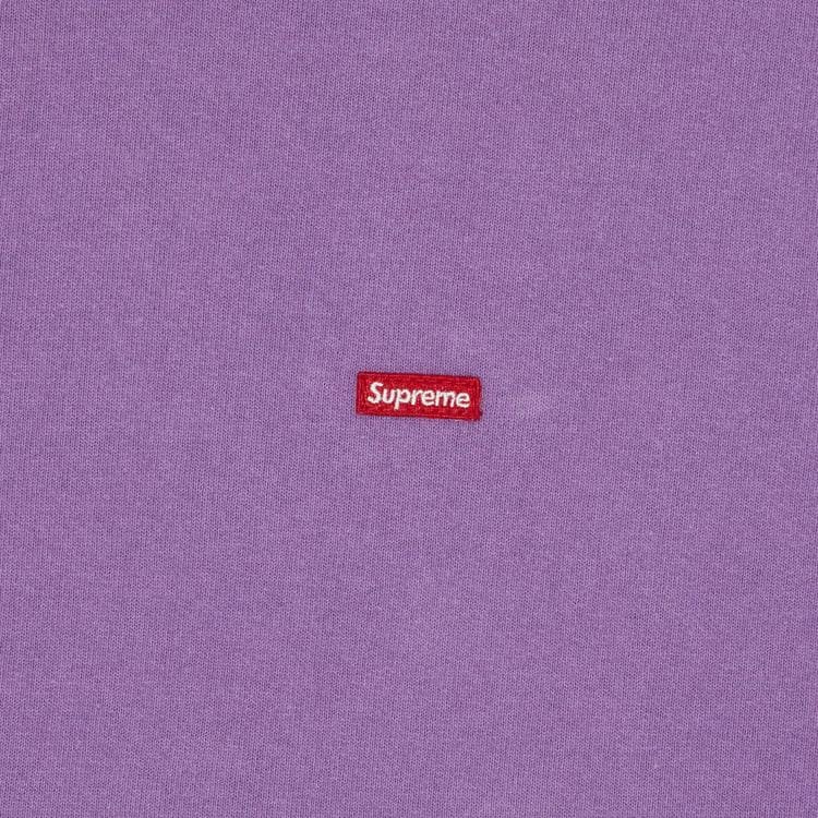 Supreme Small Box Drawcord Hoodie Purple