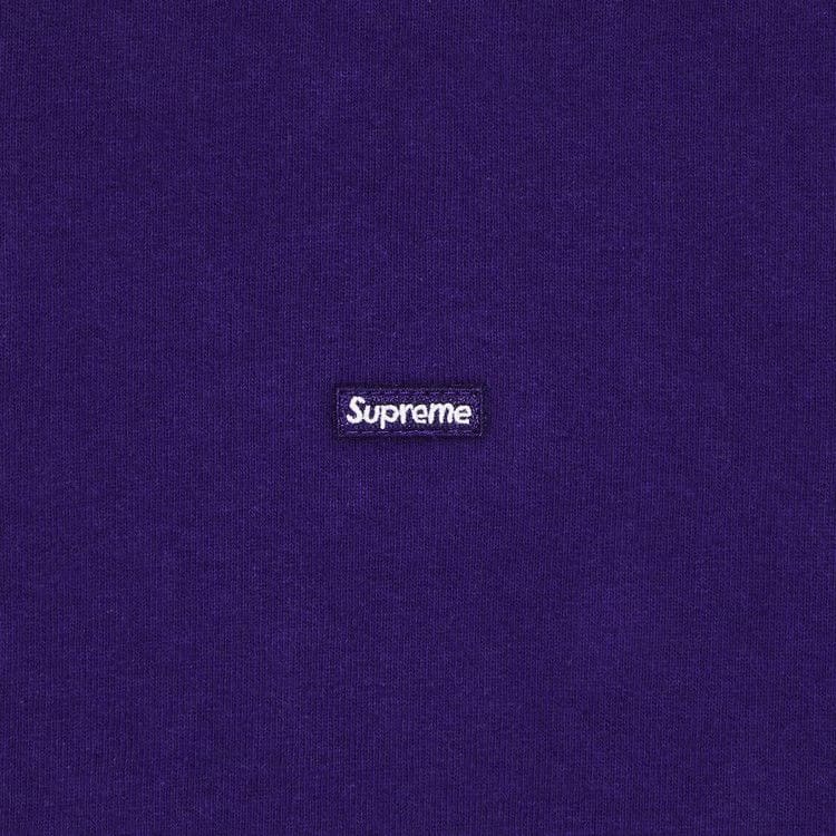 Supreme Small Box Zip Up Hoodie Purple