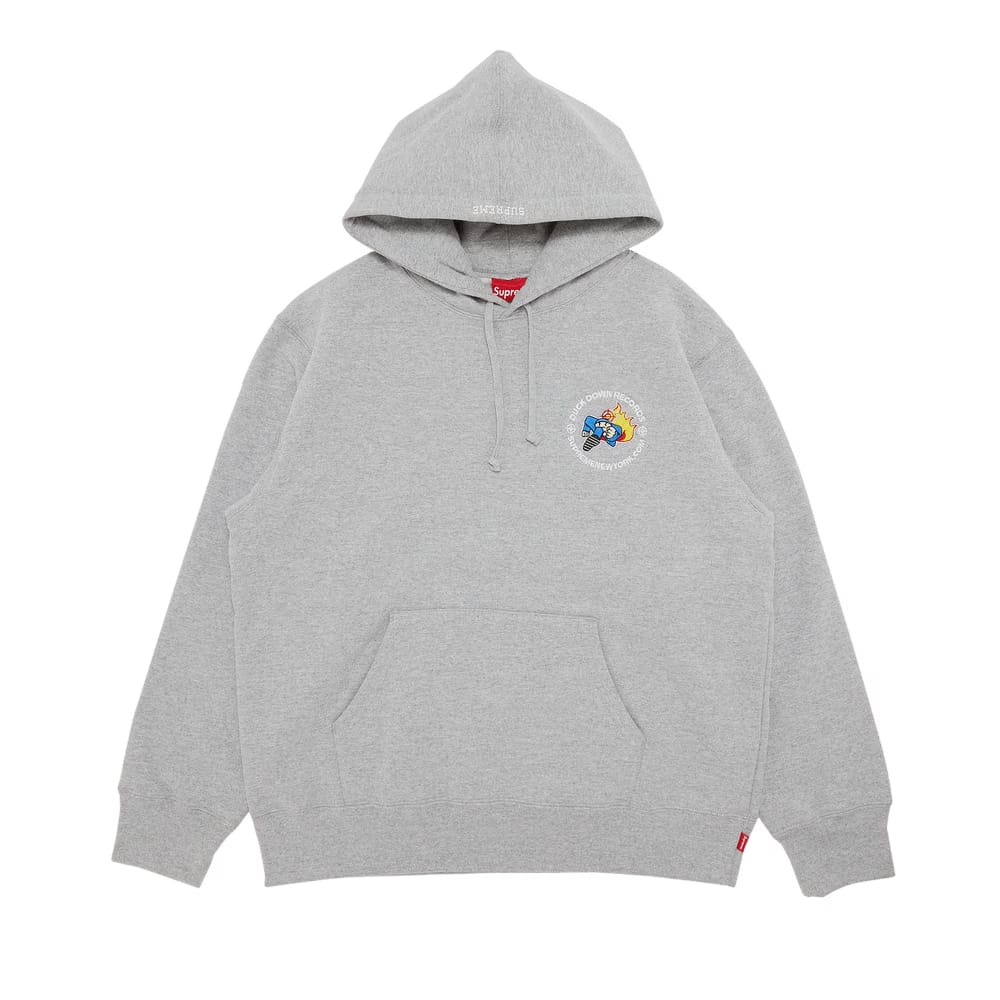 Supreme x Duck Down Records Hoodie Heather Grey