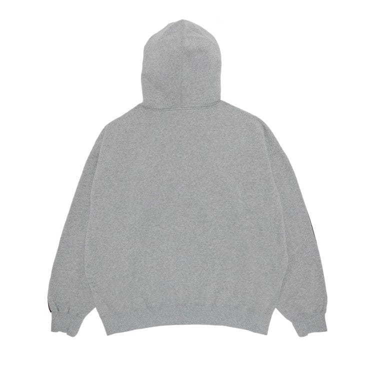 Supreme Half Zip Hoodie Heather Grey