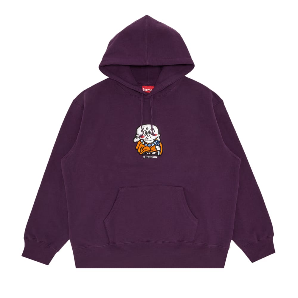Supreme AOI Buddha Hoodie Eggplant