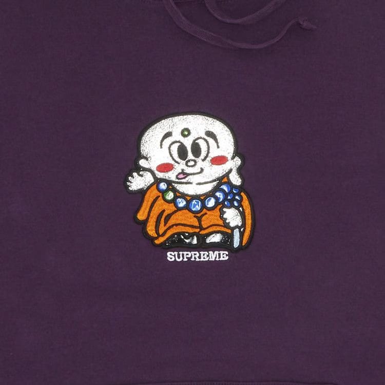 Supreme AOI Buddha Hoodie Eggplant