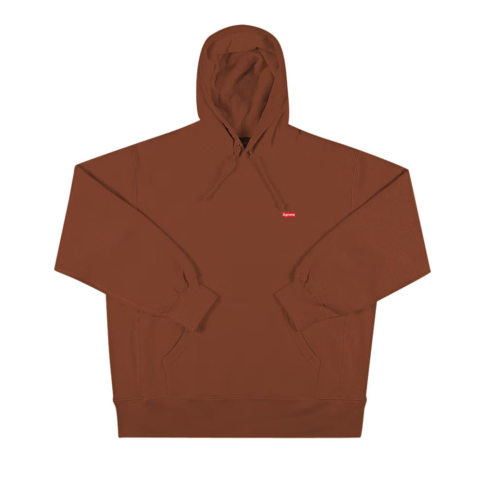 Supreme Enamel Small Box Hoodie Brown