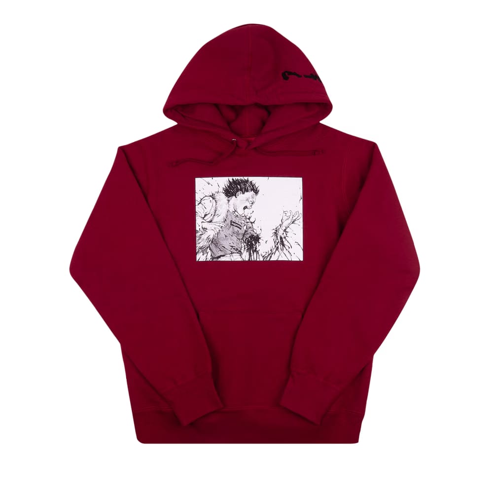 Supreme Akira Arm Hoodie Cardinal