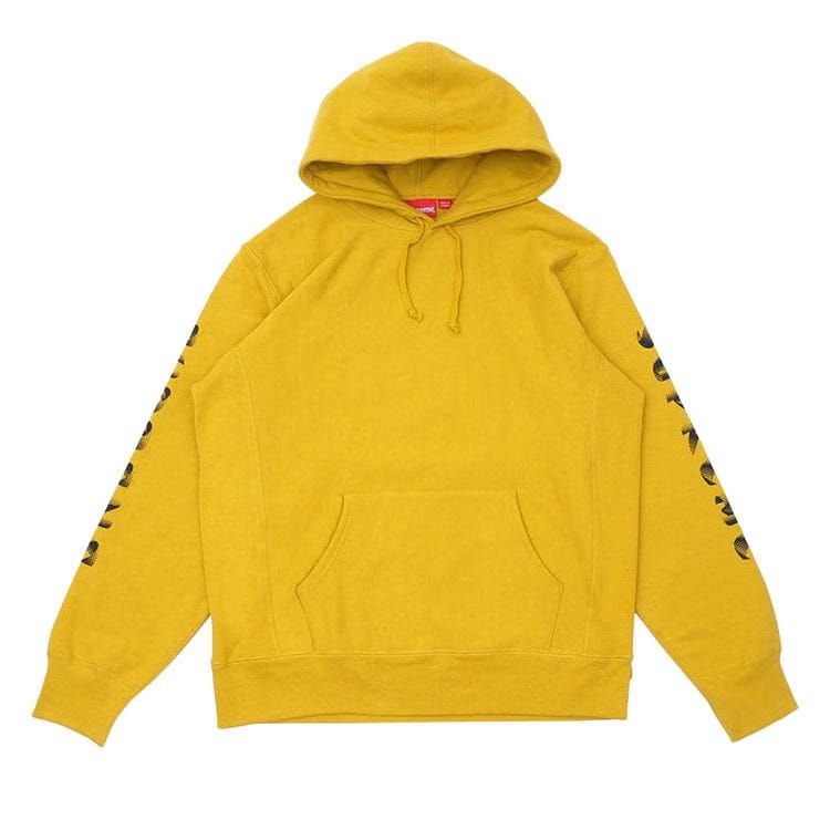 Supreme Gradient Sleeve Hoodie Mustard