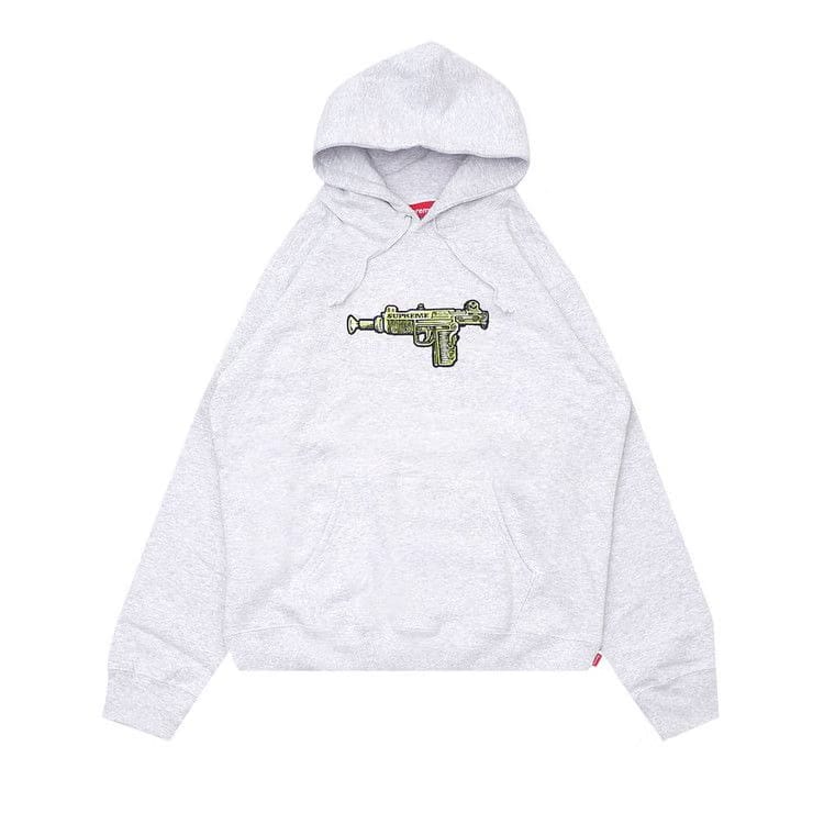 Supreme Toy Uzi Hoodie Ash Grey