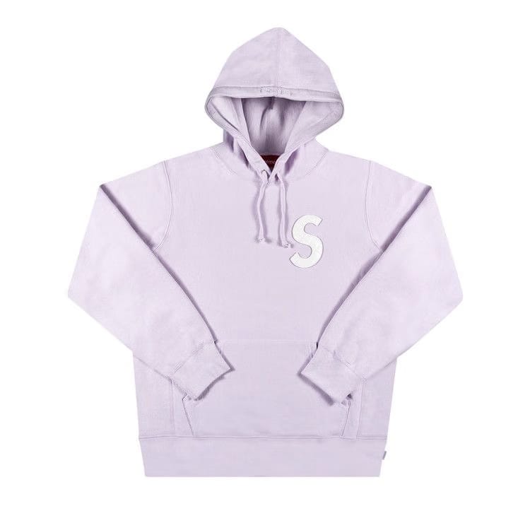 Supreme S Logo Hoodie Light Purple