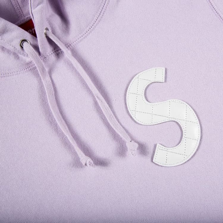 Supreme S Logo Hoodie Light Purple