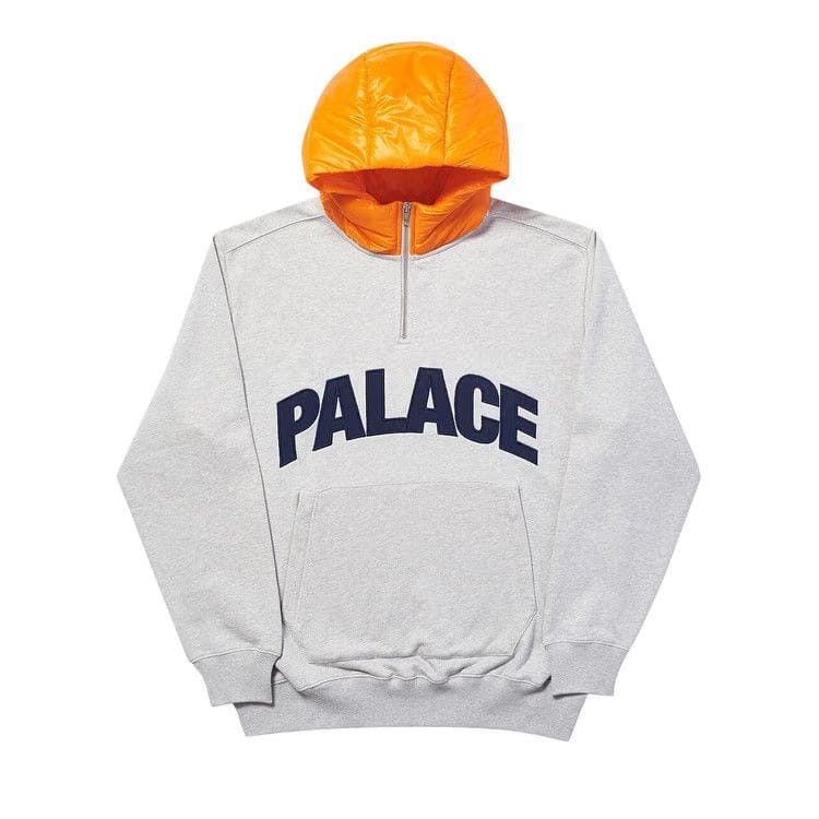 Palace Puffer Hood Grey