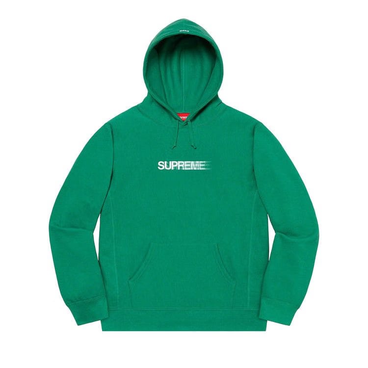 Supreme Motion Logo Hoodie Light Pine