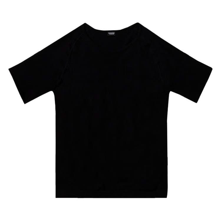 Balenciaga Sporty B Crewneck Athletic Top Black