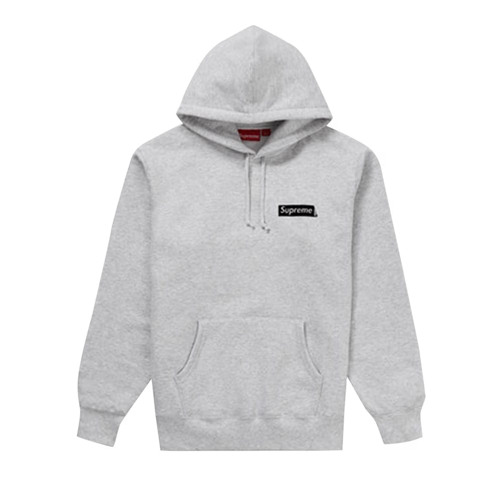 Supreme Stop Crying Hoodie Grey