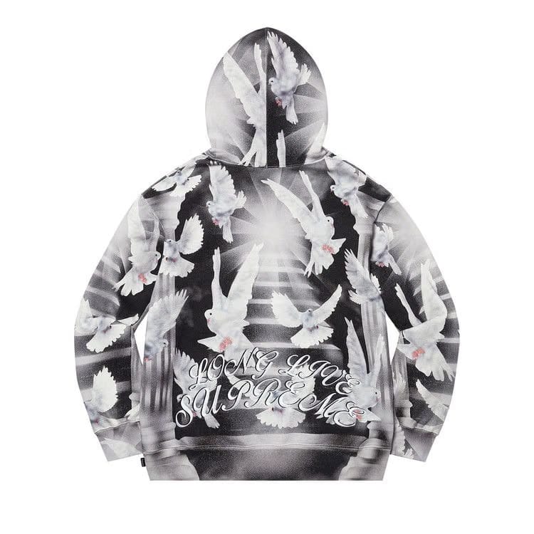Supreme Doves Hoodie Black
