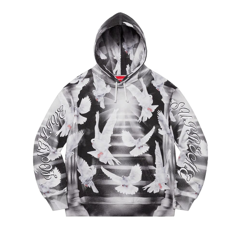 Supreme Doves Hoodie Black