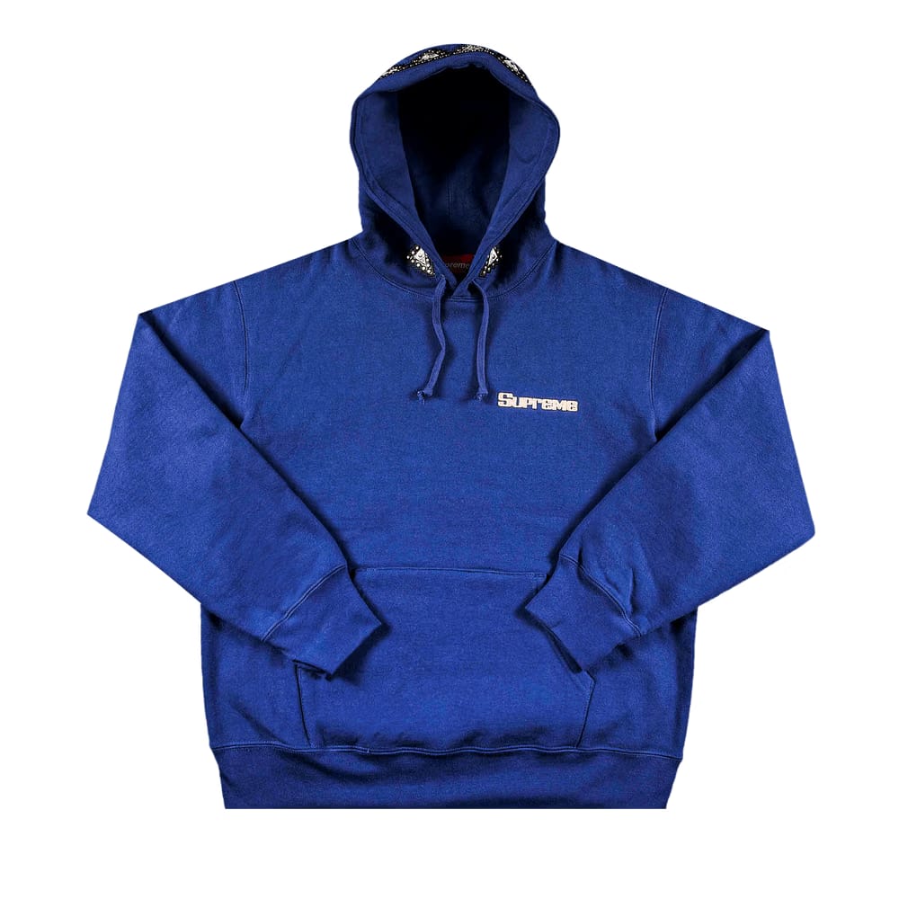 Supreme Pharaoh Studded Hoodie Washed Navy