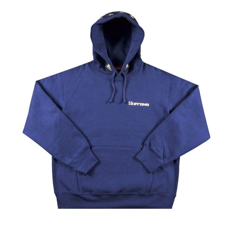 Supreme Pharaoh Studded Hoodie Washed Navy