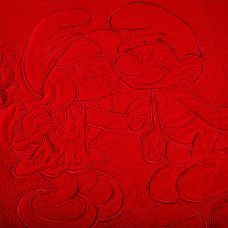 Supreme x Smurfs Hoodie Red