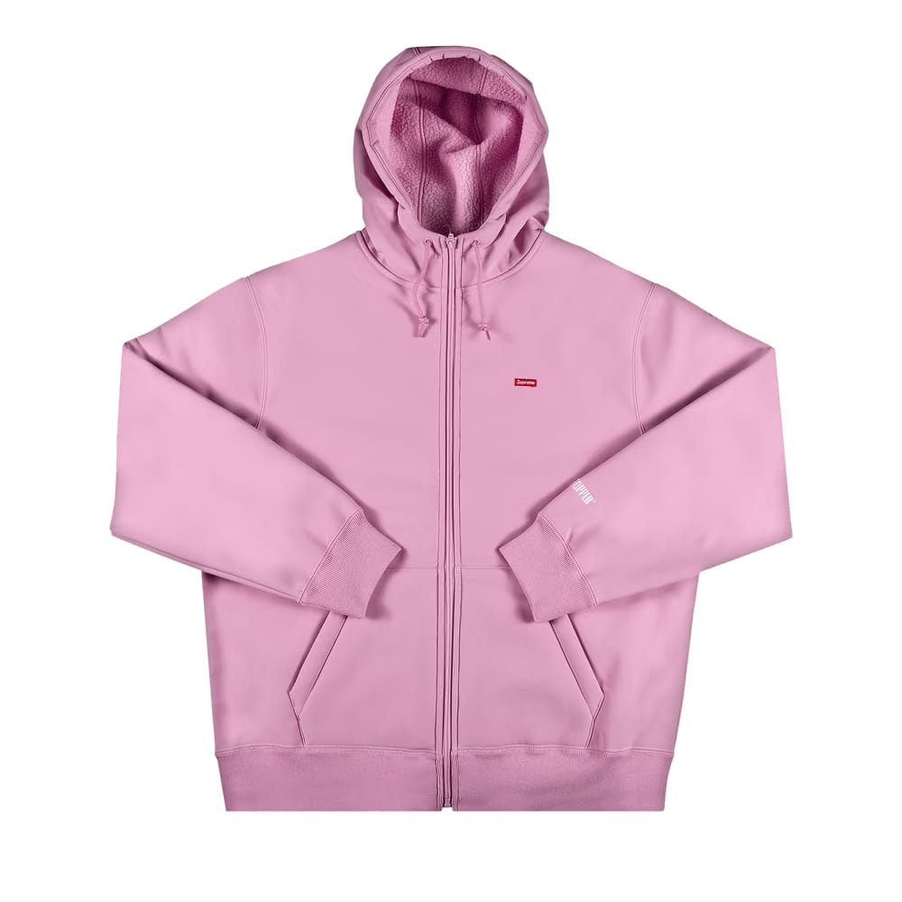 Supreme x WINDSTOPPER Zip Up Hoodie Pink