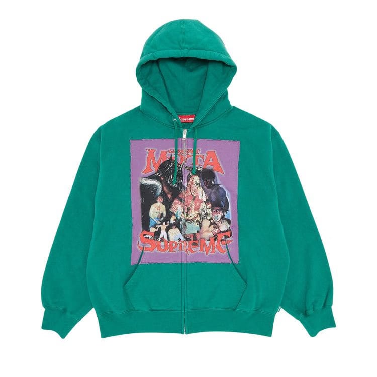 Supreme Muta Zip Up Hoodie Light Pine