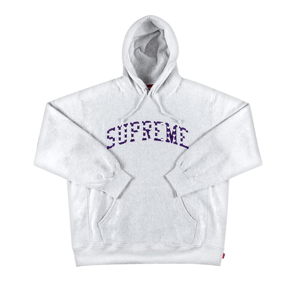 Supreme Hearts Arc Hoodie Ash Grey