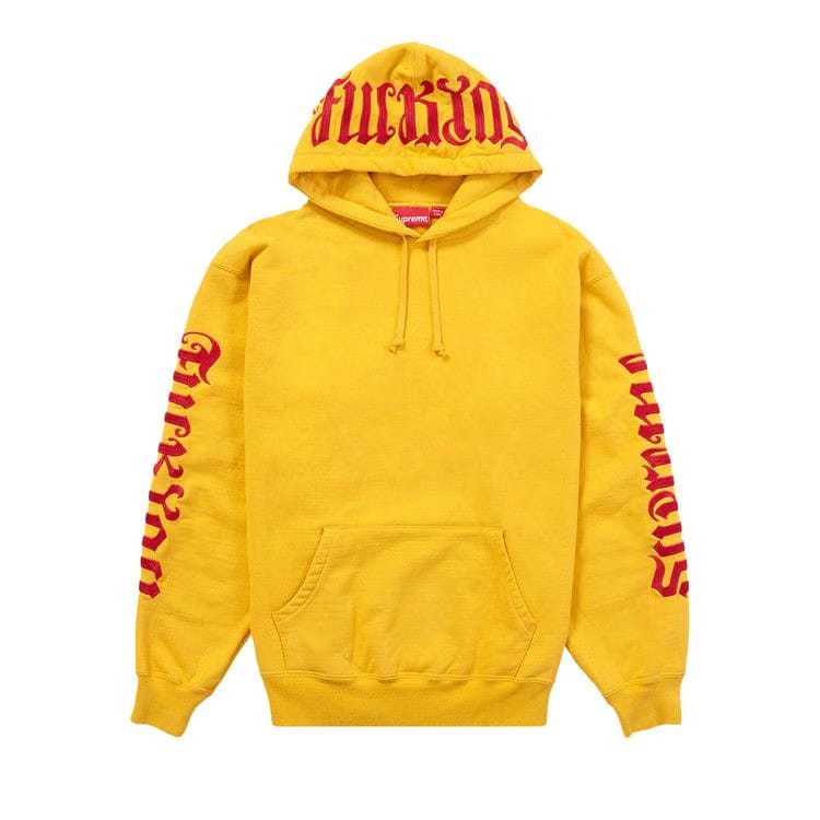 Supreme Ambigram Hoodie Bright Gold
