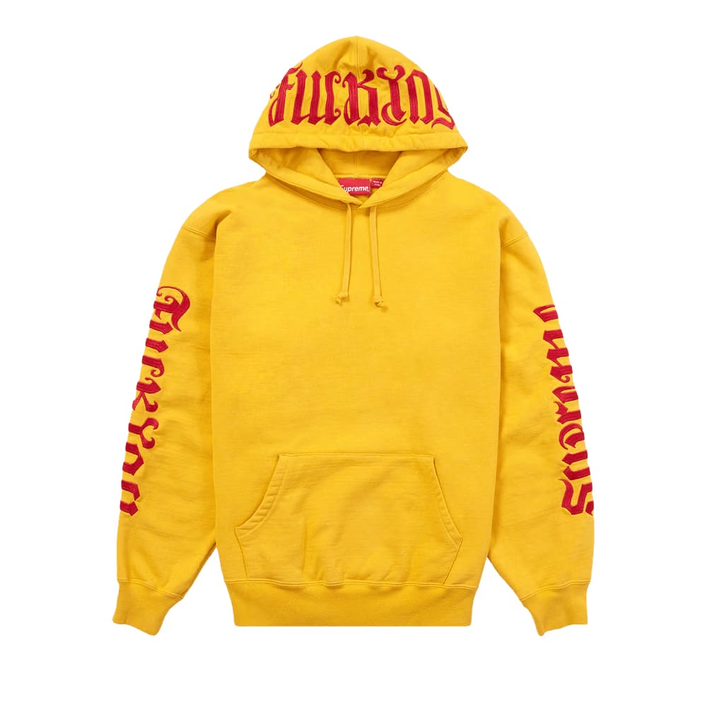 Supreme Ambigram Hoodie Bright Gold