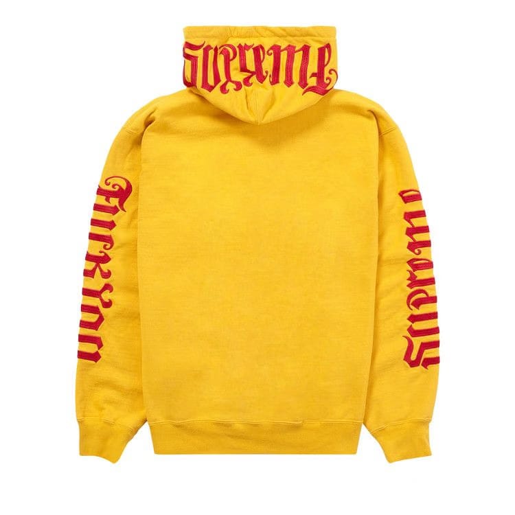 Supreme Ambigram Hoodie Bright Gold