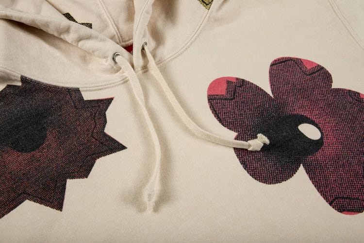 Supreme x Nate Lowman Hoodie Natural