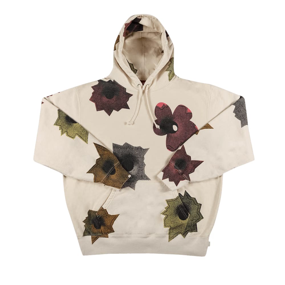 Supreme x Nate Lowman Hoodie Natural