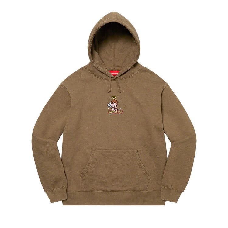 Supreme Angel Hoodie Olive Brown