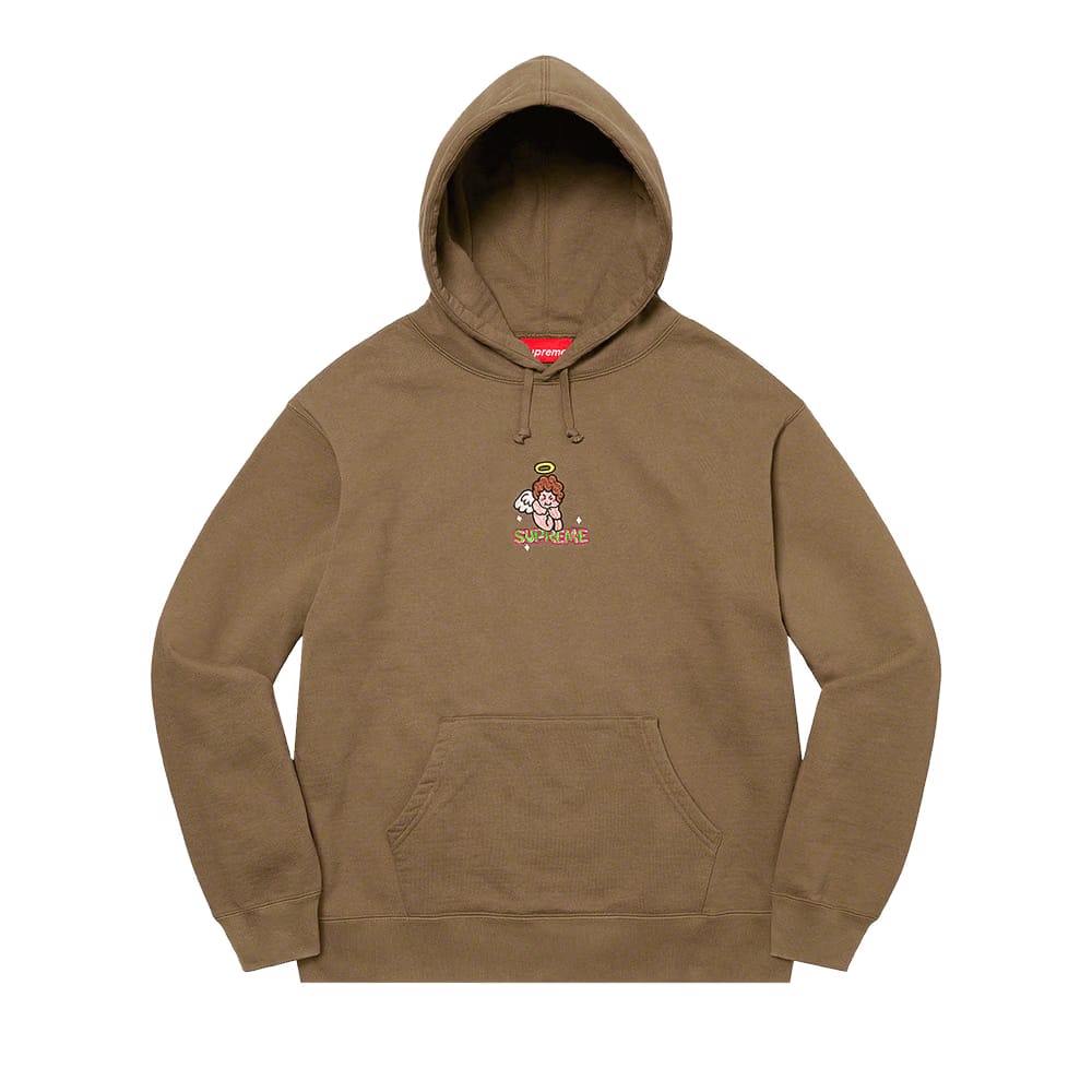 Supreme Angel Hoodie Olive Brown
