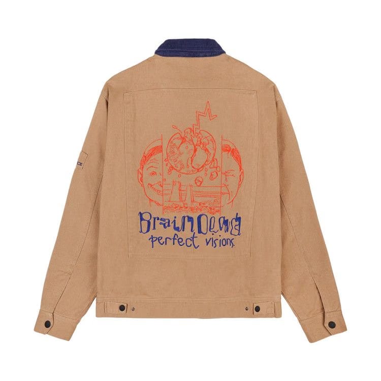 Brain Dead Perfect Visions Trucker Jacket Nutmeg