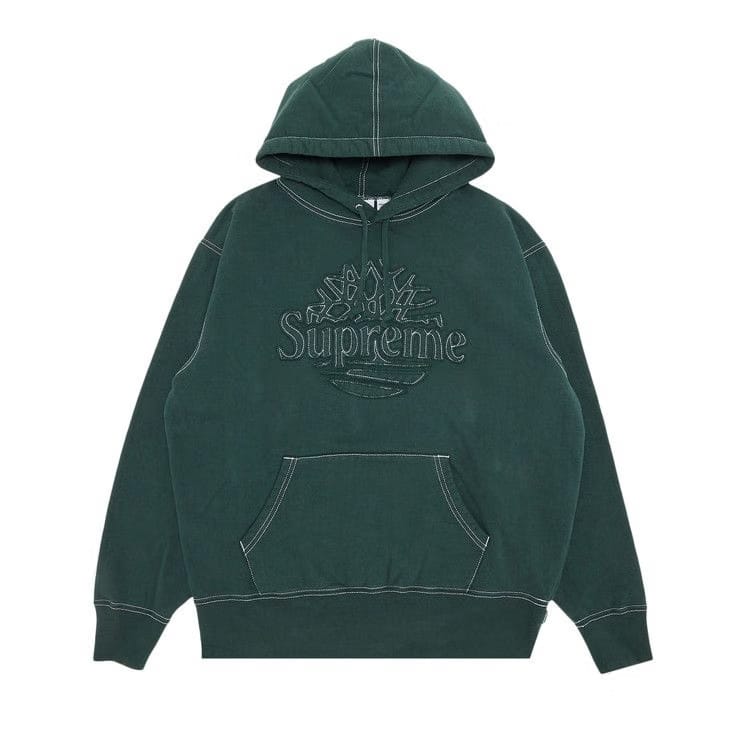 Supreme x Timberland Hoodie Dark Green