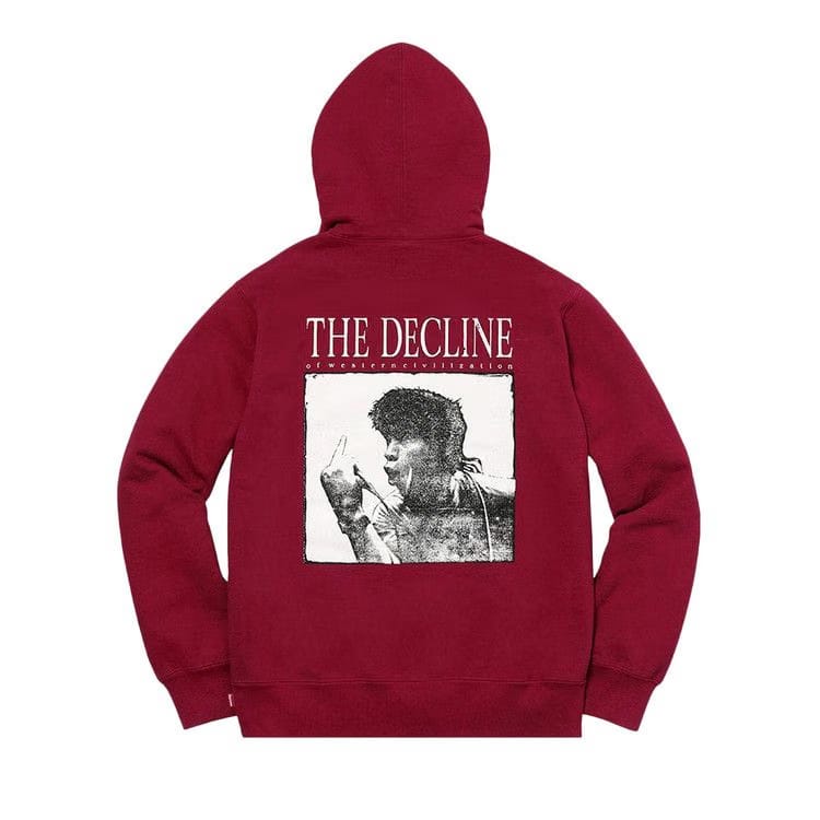 Supreme Decline Hoodie Cardinal