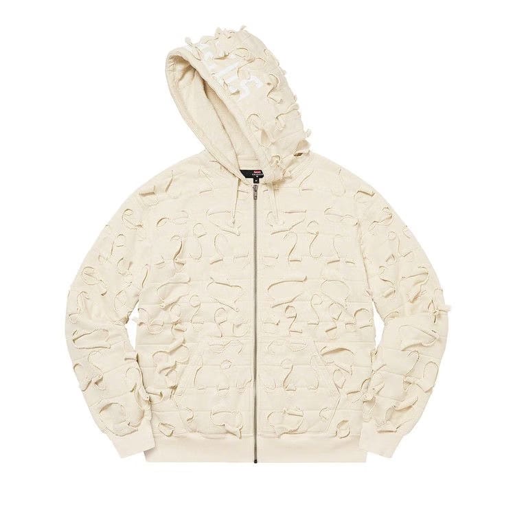 Supreme x Griffin Zip Up Hoodie Natural