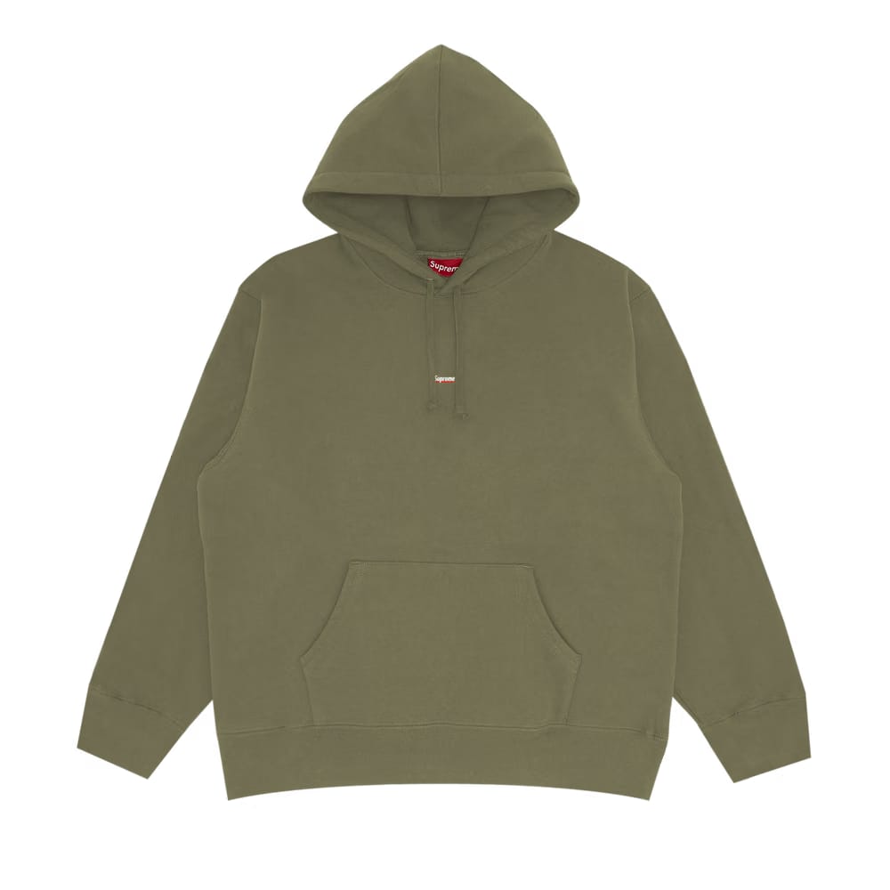 Supreme Underline Hoodie Light Olive